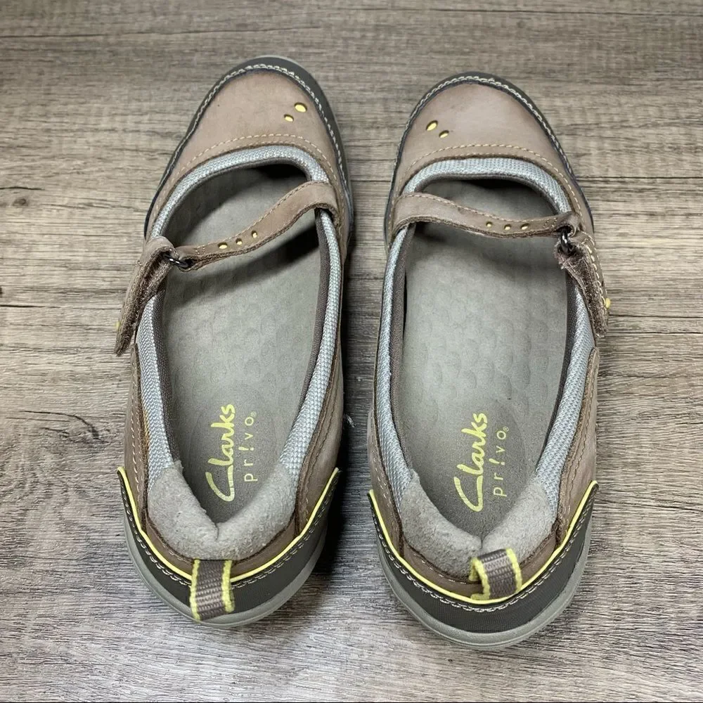 ‎Clarks Privo 64729 Lthr Women's Sz 6.5 Tan shoes